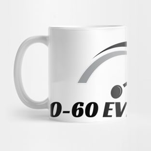 0-60 Eventually, 0 to 60 Eventually Funny Car Bumper Mug